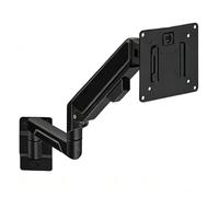 Soporte de pared de metal que ahorra espacio para pantallas de 17 a 32 pulgadas, diseño voladizo flexible para monitor, brazo de montaje en pared