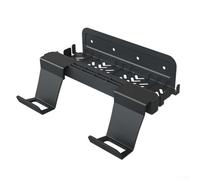 Soporte de pared de montaje en canalón de metal para Eufy para SoloCam S340 E30 al aire libre cámara de seguridad solar resistente a la intemperie instalación plata