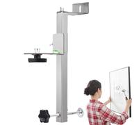 Soporte de pared de nivelación, ajustable, robusto, fácil instalación - Soporte de pared con pinza, para electricistas carpinteros de enrutamiento y alineación de tuberías