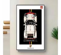 Soporte de pared de pared para Lego 42096 Technic Porsche 911 RSR, mural para adultos, regalo para los amantes de los coches de Lego, decoración del salón