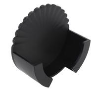 Soporte de pared de plástico ABS autoadhesivo para colador de café de 58 mm y 51 mm, color negro