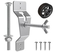 Soporte de pared de repuesto para neumático, soporte de neumático de acero inoxidable cerrado para remolque, nuestras instrucciones fáciles de seguir hacen que la instalación sea muy fácil
