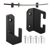 Soporte De Pared De Sable De Luz - Estante De Percha De Pared De Espada Acrílica, Marco De Pantalla De Arma Horizontal | Soporte De Montaje De Sable Premium, Accesorio De Exposición Transparente Para