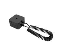 Soporte de pared de soporte remoto, soporte de control remoto de TV retráctil - Soporte de pared con mando a distancia antideducido, con almacenamiento de organizadores de cadena retráctil para uso