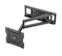 Soporte de pared de TV para la mayoría de televisores de 13 a 43 pulgadas, montaje de TV de movimiento completo giratorio e inclinable, soporte de pared para televisores y monitores, Max VESA200 x 200 mm