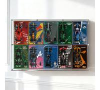 Soporte de pared diseñado para Le-Go 77242~77251 Speed Champions F-1 10 modelo, para amantes de los coches, solo tablero de pared (con funda)