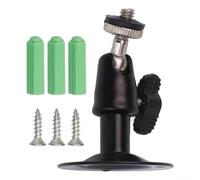 Soporte de pared flexible para cámaras CCTV Ángulo de visión seguro y ajustable para una mejor vigilancia (negro)