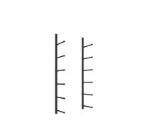 Soporte De Pared For Esterilla De Yoga Multilayer Wall Shelf Yoga Mat Storage Rack Gym Equipment Sorting Indoor Layered Design Sports Display Stand(Black 6-layer 103CM)