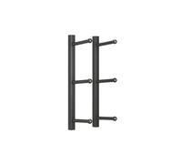 Soporte De Pared For Esterilla De Yoga Yoga Mat Storage Rack Wall Mounted Home Organizing Multi Layer Basketball Decoration(Height 75cm Black)