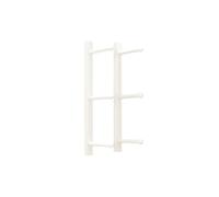 Soporte De Pared For Esterilla De Yoga Yoga Mat Storage Rack Wall Mounted Home Organizing Multi Layer Basketball Decoration(Height 75cm White)