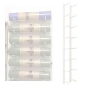 Soporte De Pared For Esterillas De Yoga,For Estudio De Yoga,Sala De Entrenamiento,De 3 A 8 Capas,Estante Flotante Grande For Gimnasio(White,8 Tier (225cm/88.6in))