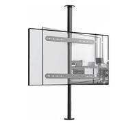 Soporte de pared giratorio de 360° para TV, soporte de techo ajustable para pantallas LED de 32 75 pulgadas con base giratoria para ahorrar espacio y visualización versátil.