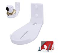 Soporte de pared inclinado para monitor de bebé y cámara de seguridad para Eufy, Wansview, Blink, TP Link, Ring y más, montaje adhesivo y atornillado, soporte fácil de instalar, reduce los puntos