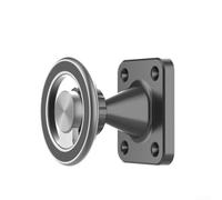 Soporte de pared magnético giratorio de 360 grados con base perforada ajustable para tabletas que ofrece un montaje estable y posicionamiento flexible