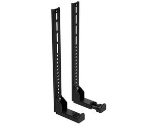 Soporte de pared Meliconi 480529 para barra de sonido, metal, negro, hasta 10 kg