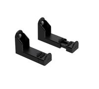Soporte de pared Meliconi 480530 para barra de sonido, plástico negro, 10 kg