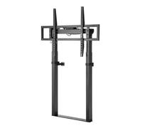 Soporte de pared motorizado Kimex 55-100" altura ajustable mando RF negro