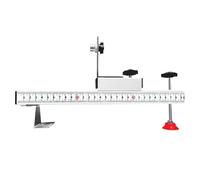 Soporte de pared nivelado: suspensión ajustable con de marcado de escala, herramienta de soporte de nivelación de precisión de alta resistencia, solución de instalación estable | Accesorio de
