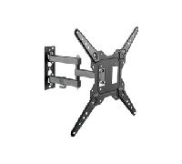 SOPORTE DE PARED ORIENTABLE EQUIP PARA PANTALLA DE 23"-55" DOBLE BRAZO INCLINABLE/GIRATORIO MAX.30KG 650413