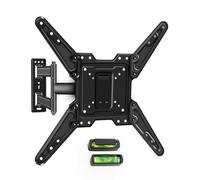 Soporte de Pared Orientable para Televisores de 26-55 Pulgadas, hasta 35Kg | Brazo de pared para TV inclinable y extensible, soporte de esquina para TV, VESA máximo 400x400mm