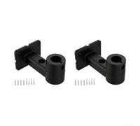 Soporte de pared para ahorro de espacio para Ecovacs GOAT Robot Mower (2 | Material plástico robusto, resistente a la intemperie, acabado negro, larga duración, ligero