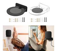 Soporte de pared para altavoz Homepod Soporte de estante acrílico, soporte que ahorra espacio para Apple HomePod (negro)