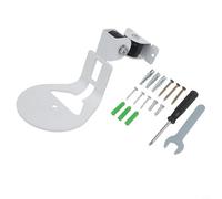 Soporte de pared para altavoz inteligente Sonos con sistema de montaje seguro y vertical de 90 grados más posicionamiento horizontal ajustable de 180 grados (blanco)
