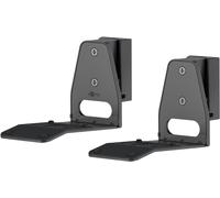 Soporte de pared para altavoz modern era 3 flex, negro, 2 piezas, comp