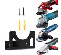 Soporte de pared para amoladora angular Premium en acero inoxidable soporte de pared 115-125mm apto para muchos fabricantes, Einhell, Makita, Bosch, Dewalt, Flex(incl material de fijación)