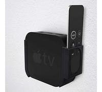 Soporte de pared para Apple TV HD y 4K con mando a distancia