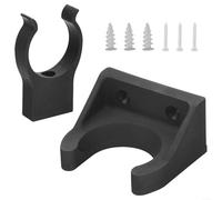 Soporte de pared para aspiradora DYSON V8/V10/V11/V15, soporte de ahorro de espacio para tubos, tamaño de agujero de 1.57 pulgadas/1.45 pulgadas, construcción resistente, incluye accesorios para una