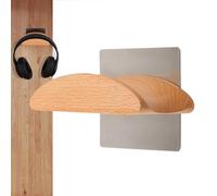 Soporte de Pared para Auriculares - Soporte para Auriculares Debajo del Escritorio, Gancho para Auriculares, diseño - Marco de Madera - Soporte de protección para Auriculares