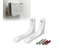Soporte de pared para AVM FRITZ!Box 5690 Pro, accesorio para router, ajuste preciso y resistente, conexión de fibra de vidrio libre, diseño abierto para disipación del calor, incluye plantilla de