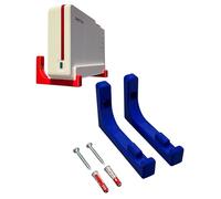 Soporte de Pared para AVM Fritz! FritzBox 5690 Pro (Incluye Material de fijación), Color Azul