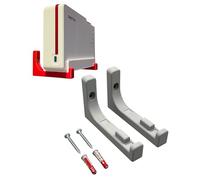 Soporte de pared para AVM Fritz! FritzBox 5690 Pro (incluye material de fijación), color gris