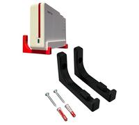 Soporte de pared para AVM Fritz! FritzBox 5690 Pro (incluye material de fijación), color negro