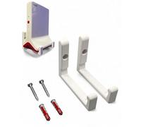 Soporte de pared para AVM Fritz Repeater 6000 (incluye material de fijación), color blanco