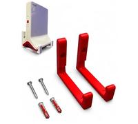 Soporte de pared para AVM Fritz Repeater 6000 (incluye material de fijación), color rojo