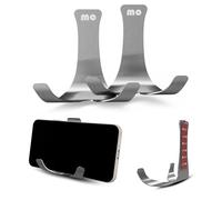 Soporte de pared para baño, cocina, teléfono celular, soporte adhesivo para teléfono celular, control remoto, gafas, smartphone, llaves, compatible con iPhone, iPad, Apple TV, Google Chromecast,