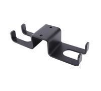 Soporte de pared para barra de gimnasio, garaje, barra de gimnasio, estante de pared Vertical, colgador de barra con revestimiento negro para accesorios comerciales de gimnasio en