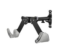 Soporte de pared para bicicleta, ahorro de espacio, soporte de pared para garaje, gancho resistente, organizador vertical para el hogar, techo, patio, parque, cobertizo, apartamento interior