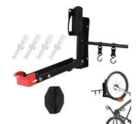 Soporte de pared para bicicleta, organizador de bicicleta, ahorro de espacio con pantalla, soporte de pared, plegable, para ciclismo, reparación, hogar, deportes, bicicleta