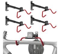 Soporte de Pared para Bicicletas Maclean | de Acero, Ajustable | Capacidad de Carga de hasta 30 kg (4 Unidades)