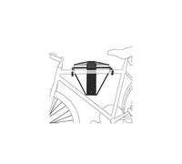 Soporte de pared para bicicletas Relaxdays, 2 bicicletas, soporta hasta 50 kg, para almacenamiento en