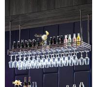 Soporte de pared para botellas de vino de hierro, estante de champán para decoración del hogar, bar, diseño de ahorro de espacio, perfecto para amantes del vino y artistas