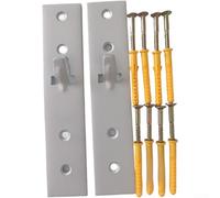 Soporte de pared para calentador de agua, paquete de 2 soportes de radiador para radiadores eléctricos, radiadores de agua, emisor térmico