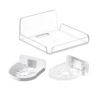 Soporte de pared para cámara: bandeja de agarre para perca, tablero de equipo adhesivo de cuna montado en la pared, soporte de cámara elevado, estante deslizante | Uso de posicionamiento de monitor