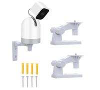 Soporte de pared para cámara compatible con Eufy Security Indoor Cam E220 P24 P22, Eufycam 2c/2, Blink Mini Pan-Tilt Cámara de vigilancia, 2 paquetes de soportes de pared ajustables para cámara, color