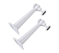 Soporte de pared para cámara de seguridad 2 para paquete de soporte de aleación de aluminio para Arlo Pro 2 3 CCTV - Soporte ajustable giratorio de 360° inclinación de 150° para interior y exterior
