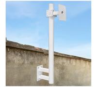 Soporte de pared para cámara de seguridad PTZ, poste de vigilancia de tubo de acero galvanizado